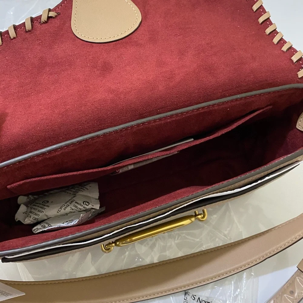 COACH JADE SHOULDER BAG WITH WHIPSTITCH.?TRENDY COLOR - Picture 7 of 12